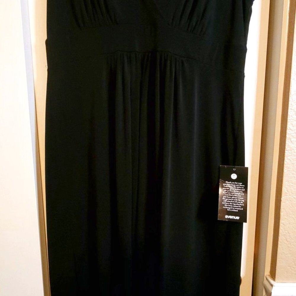Avenue band waist black dress size 1x or 18\20